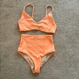 Left On Friday Orange Bikini Set
